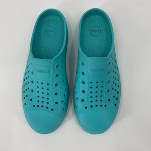 SAGUARO Women's Garden Clogs Casual Slippers Unisex Color turquoise 6’1/2”to 7’